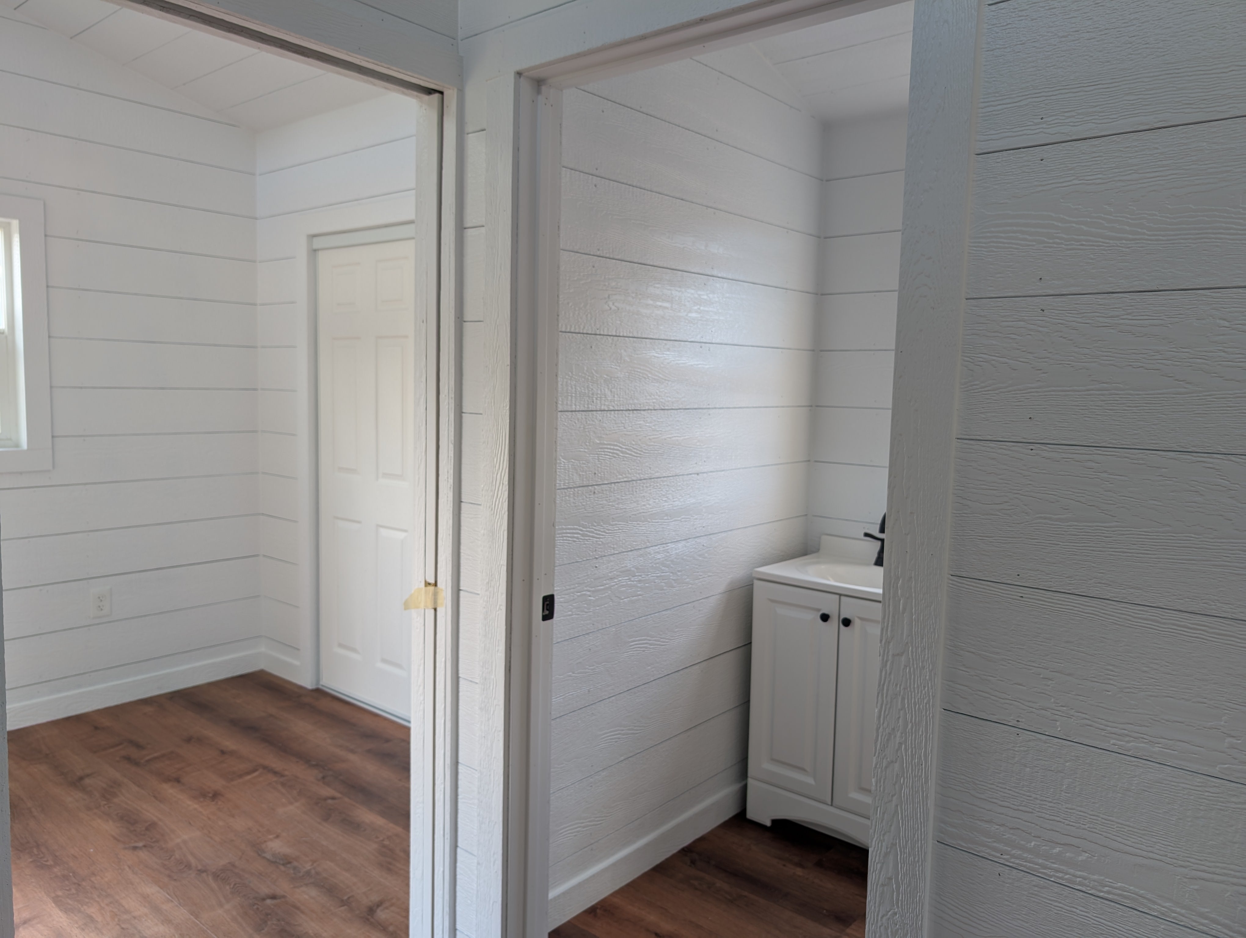 Tiny Home One Slope Style Single Door